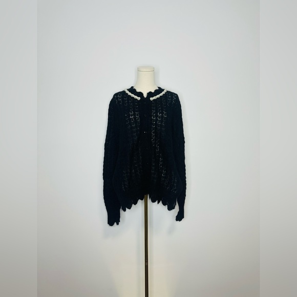 Simone Rocha Scallop Edge Cardigan - Picture 5 of 15